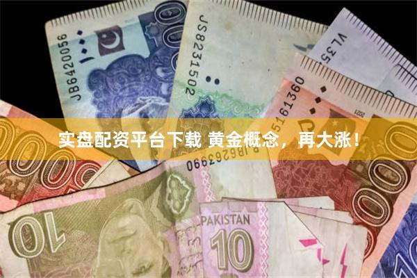 实盘配资平台下载 黄金概念，再大涨！