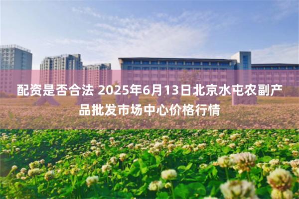 配资是否合法 2025年6月13日北京水屯农副产品批发市场中心价格行情